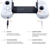 BACKBONE One Mobile Gaming Controller for iPhone (Lightning) - PlayStation Edition - Turn Your iPhone into a Gaming Console - Play Xbox, PlayStation, Call of Duty, Roblox, Genshin Impact & More