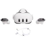 2023 New Meta Quest 3 All-In-One VR Headset 512GB Virtual Reality with Advanced Touch Plus Controllers, 2064 x 2208 up to 120 Hz Refresh Rate LCD, Enhanced Graphics, Slimmer Optics, Mytrix Earphones