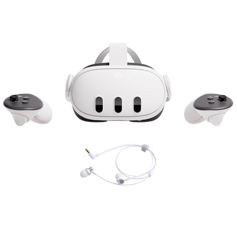 2023 New Meta Quest 3 All-In-One VR Headset 512GB Virtual Reality with Touch Plus Controllers, 2064 x 2208 up to 120 Hz Refresh Rate LCD, Enhanced Graphics, Slimmer Optics, Mytrix Cable & Earphones