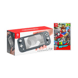 Nintendo Switch Lite Gray Bundle with Super Mario Odyssey NS Game Disc - 2019 Best Game!