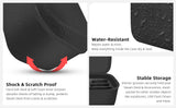 Steam Deck Travel Accessories 7-IN-1 Complete Set Mytrix Hard Carrying Storage All Protective Anti Shock Messenger Bag Soft Lining Fit Steam Deck Console, Charger & Accessories (slim keyboard)