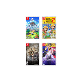 New Nintendo Switch Lite Gray Console Bundle with 4 Games: The Legend of Zelda Link's Awakening, Super Mario Maker 2, Octopath Traveler, and Fire Emblem: Three Houses!