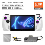 ASUS ROG Ally 512GB Gaming Handheld 7-inch Touchscreen 120Hz FHD 1080p AMD Ryzen Z1 Extreme Processor, Mytrix Hub, HDMI Cable, 3 Accessories: 4 in 1 Bundle