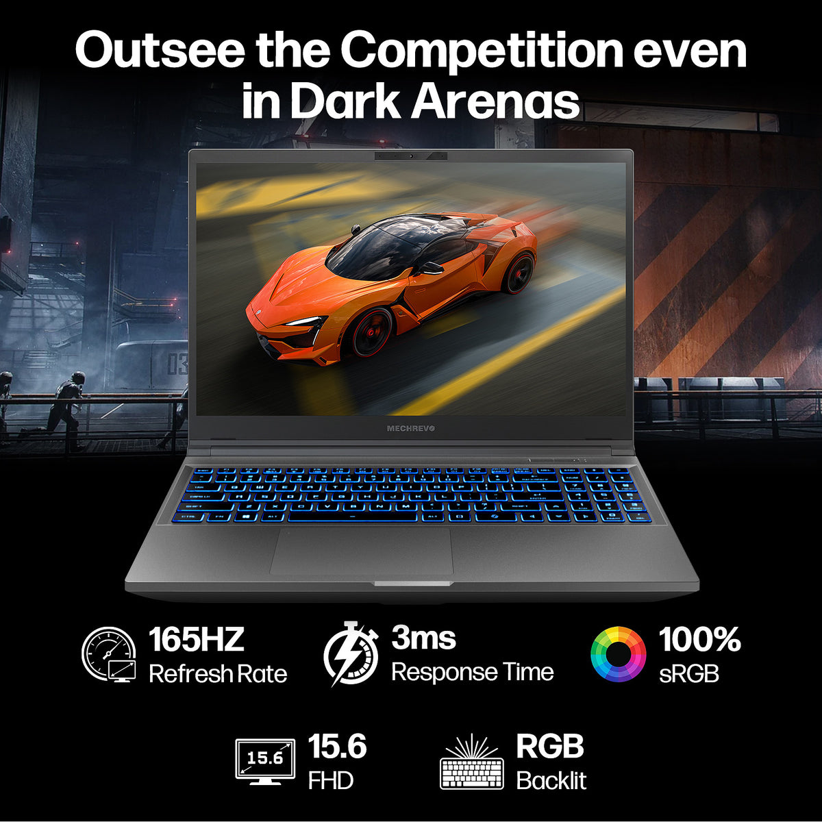 MECHREVO Dragon 15K gaming scene preview