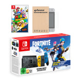 Nintendo Switch Fortnite Wildcat Edition and Game Bundle: Limited Console Set, Pre-Installed Fortnite, Epic Wildcat Outfits, 2000 V-Bucks, Super Mario 3D World + Bowser's Fury, Mytrix Screen Protector