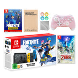 Nintendo Switch Fortnite Wildcat Limited Console Set, Epic Wildcat Outfits, 2000 V-Bucks, Bundle With The Legend of Zelda: Skyward Sword HD And Mytrix Wireless Switch Pro Controller and Accessories