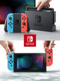 2022 New Nintendo Switch Red/Blue Joy-Con Console Multiplayer Party Game Bundle, Super Mario Party, Mario Kart 8 Deluxe, Overcooked 2, Minecraft