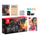 Nintendo Switch Monster Hunter Limited Console Set Plus Monster Hunter Rise Deluxe, Bundle With Pokemon Shield And Mytrix Accessories