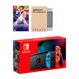 Nintendo Switch Neon Red Blue Joy-Con Console Fire Emblem: Three Houses Bundle, with Mytrix Tempered Glass Screen Protector - Improved Battery Life Console with the Best Tactical Role-Playing Game
