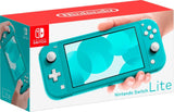 New Nintendo Switch Lite Turquoise Console Bundle with 4 Games: Splatoon 2, Super Mario Maker 2, Octopath Traveler, and Fire Emblem: Three Houses!