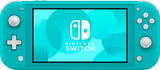 New Nintendo Switch Lite Turquoise Console Bundle with 8 Games: Super Mario Maker 2, Octopath Traveler, Fire Emblem, Zelda, Link's Awakening, Splatoon 2, Super Mario Odyssey and Mario Kart 8!
