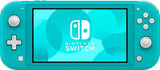 New Nintendo Switch Lite Turquoise Console Bundle with 4 Games: The Legend of Zelda: Breath of the Wild, Super Mario Odyssey, Splatoon 2, and Super Mario Kart 8!