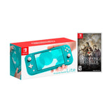 Nintendo Switch Lite Turquoise Bundle with Octopath Traveler NS Game Disc