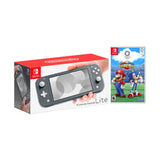 Nintendo Switch Lite Gray Bundle with Mario & Sonic at the Olympic Games: Tokyo 2020 NS Game Disc