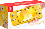 New Nintendo Switch Lite Yellow Console Bundle with 8 Games: Super Mario Maker 2, Octopath Traveler, Fire Emblem, The Legend of Zelda, Link's Awakening, Splatoon 2, Super Mario Odyssey, Mario Kart 8!