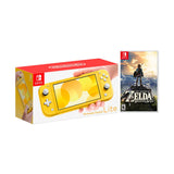 Nintendo Switch Lite Yellow Bundle with The Legend of Zelda: Breath of the Wild Game Disc - 2019 Best Game!