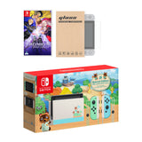Nintendo Switch Animal Crossing Limited Console Fire Emblem: Three Houses Bundle, with Mytrix Tempered Glass Screen Protector - Improved Battery Life Console with the Best Tactical Role-Playing Game