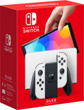 Nintendo Switch OLED White Model - Fitness Trilogy Bundle: Ringfit, Just Dance, Fitness Boxing with Mytrix Screen Protector and Joy Con Caps