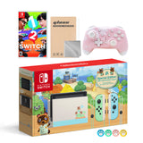 Nintendo Switch Animal Crossing Special Version Console Set, Bundle With 1-2 Switch And Mytrix Wireless Switch Pro Controller and Accessories