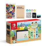 Nintendo Switch Animal Crossing Special Version Console Set, Bundle With Super Bomberman R And Mytrix Accessories