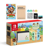 Nintendo Switch Animal Crossing Special Version Console Set, Bundle With Donkey Kong Country: Tropical Freeze And Mytrix Accessories