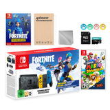 Nintendo Switch Fortnite Wildcat Limited Console Set, Epic Wildcat Outfits, 2000 V-Bucks, Bundle With Super Mario 3D World&Bowser's Fury And Mytrix Accessories