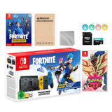 Nintendo Switch Fortnite Wildcat Limited Console Set, Epic Wildcat Outfits, 2000 V-Bucks, Bundle With Pokemon Shield And Mytrix Accessories
