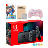 Nintendo Switch Gray Joy-Con Console Set, Bundle With Pokemon Sword And Mytrix Wireless Switch Pro Controller and Accessories