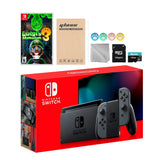 Nintendo Switch Gray Joy-Con Console Set, Bundle With Luigi's Mansion 3 And Mytrix Accessories