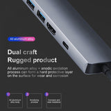 USB Type C Hub 5-in-1 Multiport Dock for Steam Deck, Mytrix Fast Charging Extension Hi Speed Ports HDMI Adapter