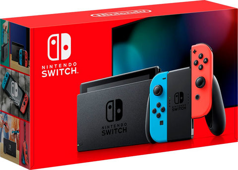 Nintendo Switch Gaming Console Red Blue