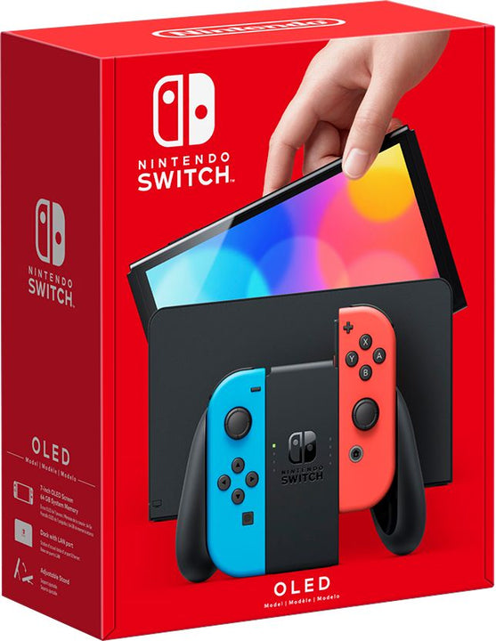 Nintendo Switch OLED Model Neon Red & Blue