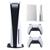 PlayStation 5 Customization Bundle: Disc Version Console and 2 Wireless Controllers with Mytrix Customized Body Plate