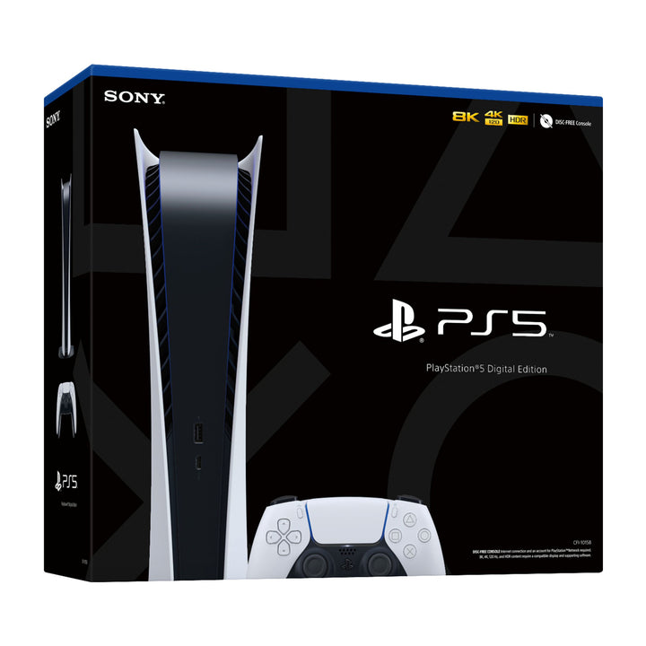 Sony PlayStation 5 - Digital Version 825 GB PCIe Gen 4 NVNe SSD Gaming Console