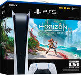 Sony PlayStation 5 - Digital Version Horizon Forbidden West Bundle 825 GB PCIe Gen 4 NVNe SSD Gaming Console
