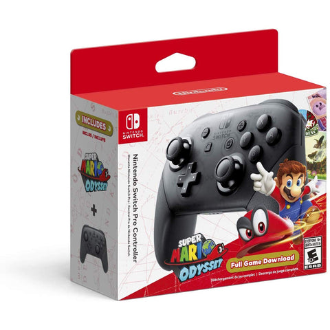 Nintendo Switch Official Pro Controller with Mario Odyssey