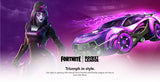 Microsoft Xbox Series S Fortnite & Rocket League Midnight Drive Pack Bundle with Tomb Raider Definitive Edition Full Game