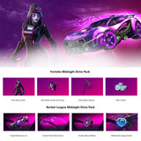 Microsoft Xbox Series S Fortnite & Rocket League Midnight Drive Pack Bundle with Forza Horizon 4 Full Game