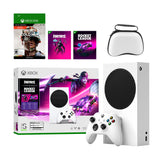 Microsoft Xbox Series S Fortnite & Rocket League Midnight Drive Pack Bundle with Call of Duty: Black Ops Cold War Full Game and Mytrix Controller Protective Case