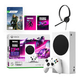 Microsoft Xbox Series S Fortnite & Rocket League Midnight Drive Pack Bundle with Halo: Infinite Full Game and Mytrix Chat Headset