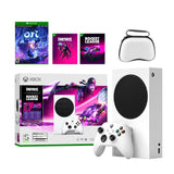 Microsoft Xbox Series S Fortnite & Rocket League Midnight Drive Pack Bundle with Ori and the Will of the Wisps Full Game and Mytrix Controller Protective Case