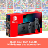 Nintendo Switch Gaming Console Gray Choose Your Games & Accessories Bundle