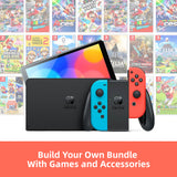 2021 New Nintendo Switch OLED - Choose Your Own Games and Accessories Bundle