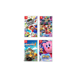 2022 New Nintendo Switch Gray Joy-Con Console Multiplayer Party Game Bundle + Extra Pair of Gray Joy-Con, Super Mario Party, Mario Kart 8 Deluxe, Overcooked 2, Kirby Star Allies