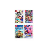 2022 New Nintendo Switch Red/Blue Joy-Con Console Multiplayer Party Game Bundle, Super Mario Party, Mario Kart 8 Deluxe, Overcooked 2, Kirby Star Allies