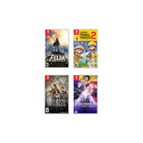 New Nintendo Switch Lite Yellow Console Bundle with 4 Games: The Legend of Zelda: Breath of the Wild, Super Mario Maker 2, Octopath Traveler, and Fire Emblem: Three Houses!