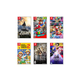 New Nintendo Switch Lite Gray Console Bundle with 6 Games: Zelda, Super Mario Odyssey, Mario Kart 8, Super Mario Maker 2, Octopath Traveler, and Fire Emblem: Three Houses!